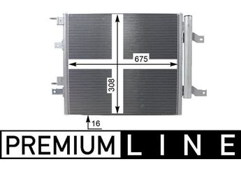 Klima Radyatörü  MAHLE AC 268 000P  DG9H19710AE HG9H19710CA E1GH19710AC 1930646 2170798 5202208 5302598 DG9H19710AC DG9H19710AD