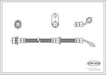 Fren Hortumu Ön Sol WALBURG WBH0483  9008094061