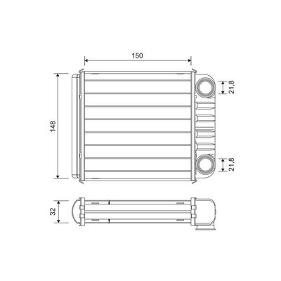 Kalorifer Radyatörü  Renault Twingo (07.2014->)  VALEO 811650
