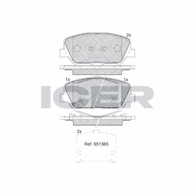 Fren Disk Balata Ön Kia Ceed Sportswagon (JD)(2012->)  AYD 60074BA