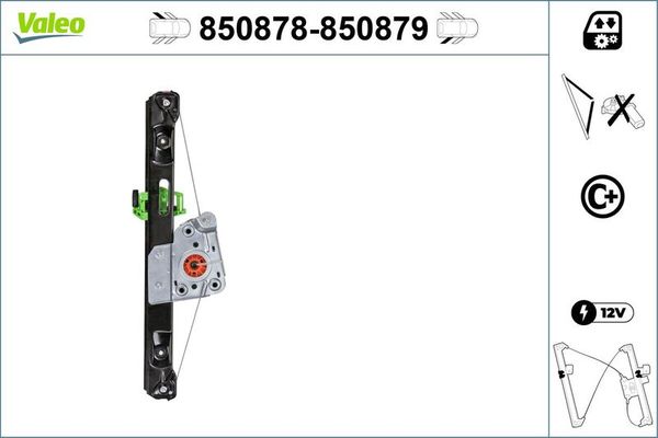 Cam Krikosu Arka Sol BMW 1 Serisi Sedan 3/5 Kapı (E81/E87)(2004->)  VALEO 850878