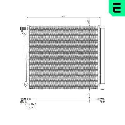 Klima Radyatörü  BMW X5 M Serisi (F85)(2015->)  ERA 667319
