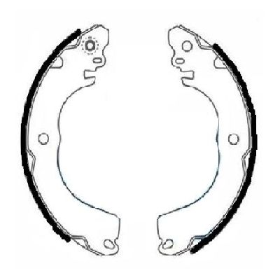 Fren Pabuçlu Balata Arka Citroen C-ZERO (08.2010->)  TRW GS8864