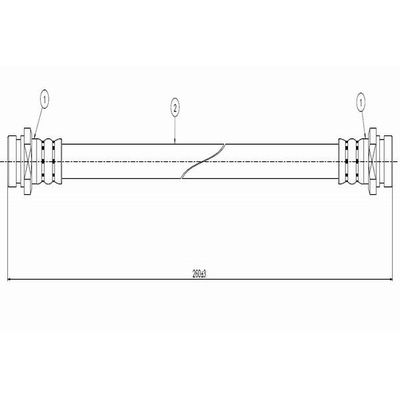 Fren Hortumu Arka Sağ veya Sol CAVO C800 425A