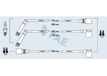 Buji Kablosu  MAHER 12081  1612558 90350542 90350552 90350553 90350557 90442063 90442779 90443692 90443693 90443694 1612492 1612495 1612498 1612499 1612500 1612530 1612537 1612550 1612551 1612559 1612560