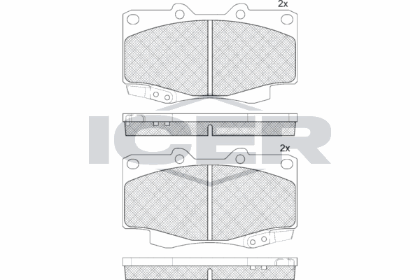 Fren Disk Balata Ön Toyota Hilux (KUN)(2005->)  AYD 60854A