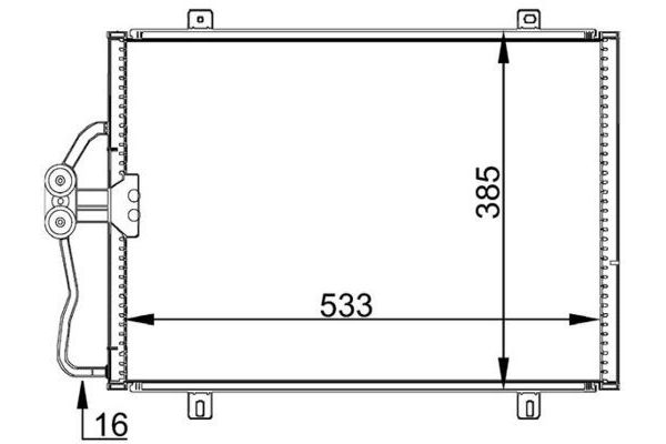 Klima Radyatörü  MAHLE AC 176 000S