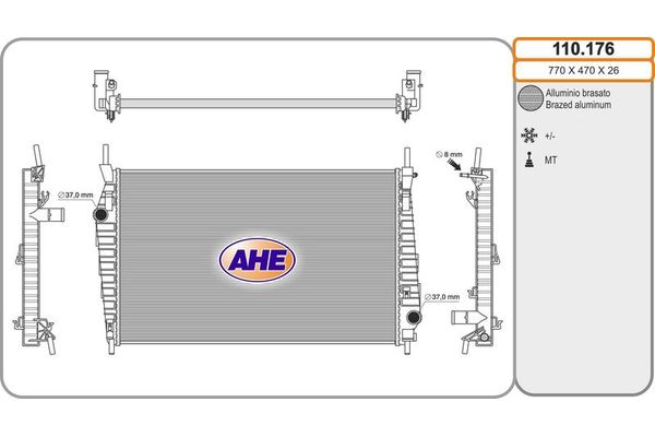 Su Radyatörü  MGA 80452