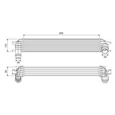 Turbo Radyatörü  Renault Laguna Grandtour (2007->)  VALEO 818696