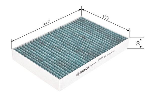 Polen Filtresi  Renault Clio II (B/CB0)(06.1998->)  BOSCH 0 986 628 526