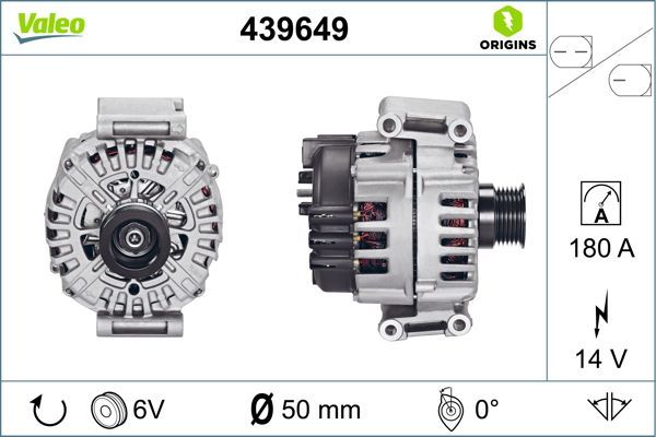 Alternatör  Mercedes ML -Serisi (BM 164)(03.2005->)  VALEO 439649