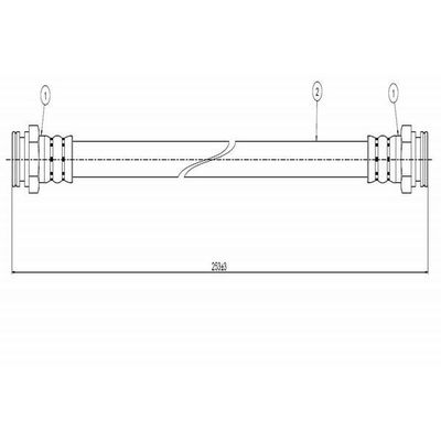 Fren Hortumu Arka Sağ veya Sol CAVO C800 023A