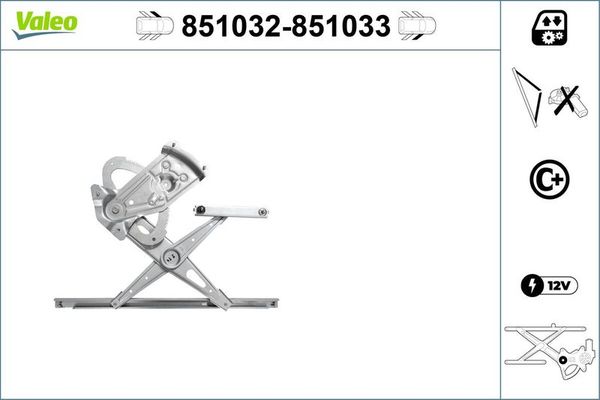 Cam Krikosu Ön Sol VALEO 851032