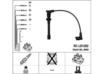 Buji Kablosu  NGK 4944  T774S