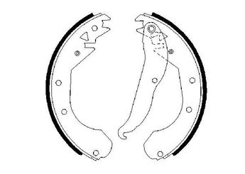 Fren Pabuçlu Balata Arka BOSCH 0 986 487 201  