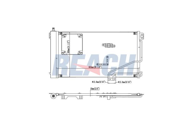 Klima Radyatörü  BEHR AC 346 000S