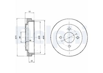 Kampana Arka Sağ veya Sol DELPHI BF303  432065F011 43206-5F011 432065F012 43206-5F012 432065F013 43206-5F013 432065F014 43206-5F014