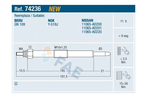 Isıtma Bujisi  ZEGEN ZGP037