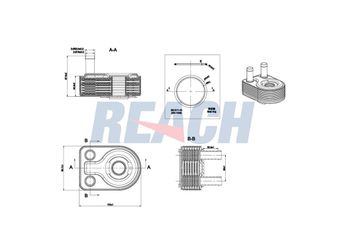 Motor Yağ Soğutucu  FASE 11-223-037  CM5G6B856FA 1761091 1844735 CM5G6B856EA
