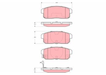 Fren Disk Balata Arka DAIWA 263-6360A  440606Z326 440604U092 44060-4U092 440606Y390 44060-6Y390 440606Y391 44060-6Y391 440606Z325 44060-6Z325 44060-6Z326 44060AU090 44060-AU090 44060AU091 44060-AU091 F1Y02648Z F1Y02648ZA F1Y12643Z F1YA2643Z F1YA2648Z 5580060J00 55800-60J00 5580060J10 55800-60J10 5580060J10000 55800-60J10-000