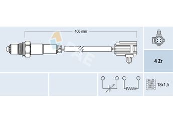 Oksijen (Lambda) Sensörü  FAE 77325  4606555AA 04606555AA 4606555AC 04606555AC 4686154 04686154 4686154AB 04686154AB 4686154AC 04686154AC 56027917 5602 791 7 56041213 5604 121 3 AV2Q9D37AA AV2Q 9D37 AA AV2Q9D375AA AV2Q 9D375 AA 1697560 SG1822 SG-1822 SG1824 SG-1824 SG209T SG-209T