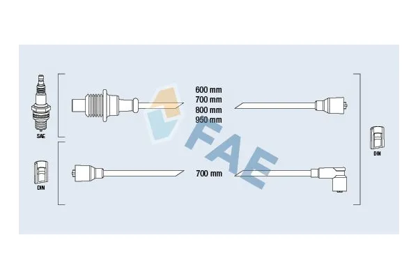 Buji Kablosu  Peugeot 305 (11.1977->)  MGA 35140