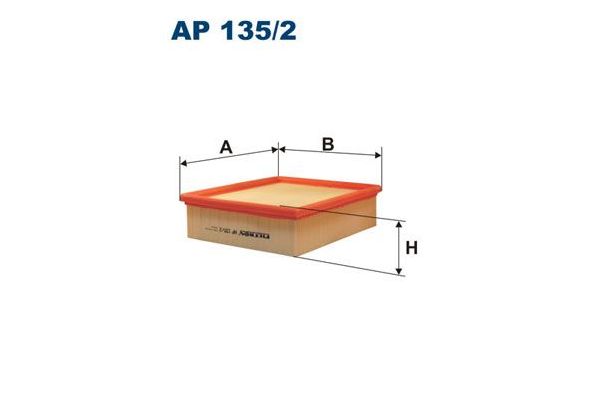 Hava Filtresi  Renault Vel Satis (BJ0)(02.2002->)  FILTRON AP 135/2