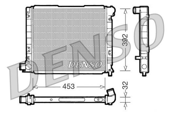 Su Radyatörü  DENSO DRM09053