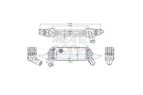 Turbo Radyatörü  MADE IN TAIWAN 623-4835