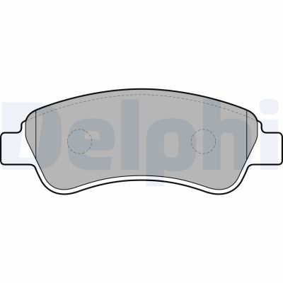 Fren Disk Balata Ön Citroen Xsara Coupe (07.1997->)  DELPHI LP1679