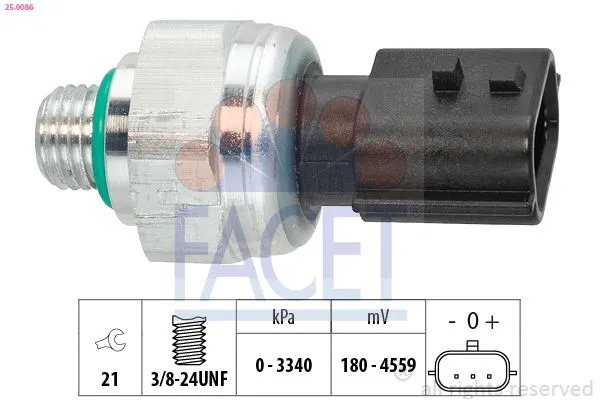 Klima Basınç Müşürü  Dacia Dokker (11.2012->)  PROSWITCH PRM400096
