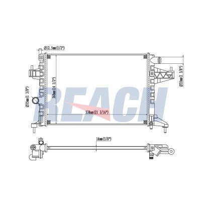 Su Radyatörü  Opel Corsa C (2003->)  ORİS MFI005034
