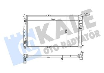 Su Radyatörü  KALE 347865  95097120 K52B15200 0K52B15200 K52B15200A 0K52B15200A K55415200 0K554-15-200 K55415200D 0K554-15-200D K55415200A 0K55415200A K55415200B 0K55415200B K55415200C 0K55415200C OK55415200 OK554-15-200 OK55415200D OK554-15-200D