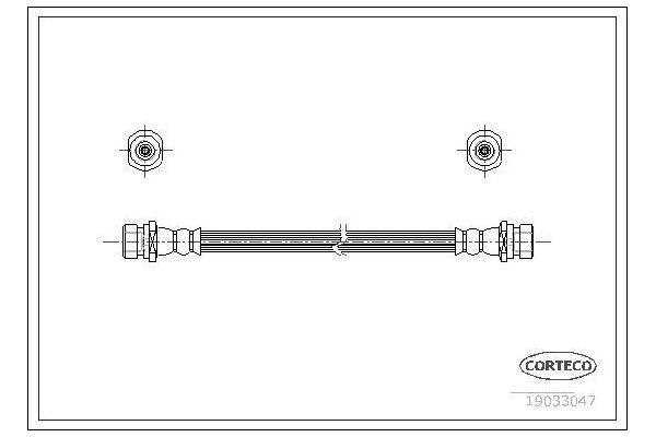 Fren Hortumu Arka Sağ veya Sol OSSCA 00794