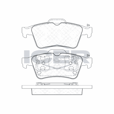 Fren Disk Balata Arka RENAULT ORJINAL 7701207996