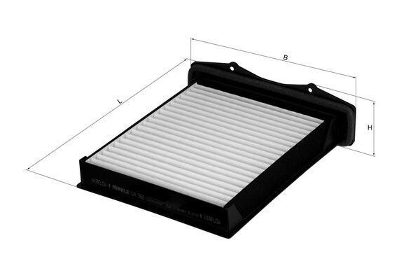 Polen Filtresi  Land Rover Freelander 1 (LN)(09.2002->)  MAHLE LA 360