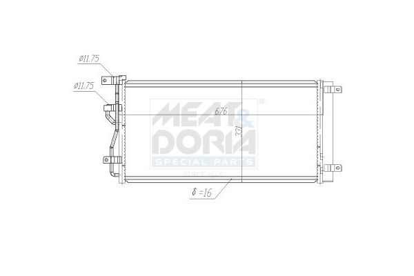 Klima Radyatörü  Chevrolet Captiva (2006->)  VEKA 43-1607