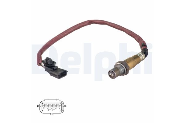 Oksijen (Lambda) Sensörü  Nissan Juke (F15E)(06.2010->)  DELPHI ES21172-12B1
