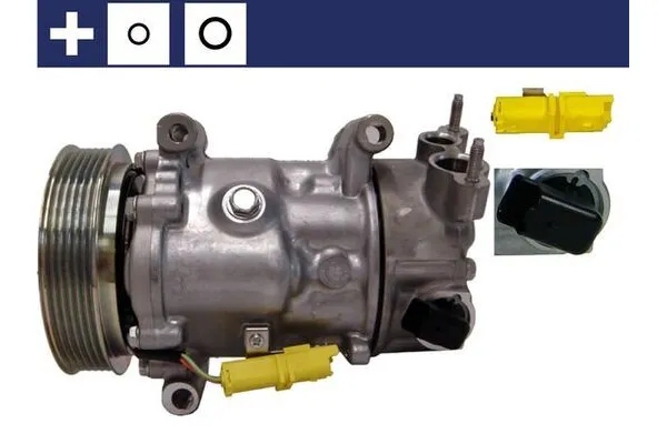 Klima Kompresörü  Citroen C4 Coupe (06.2004->)  MAHLE ACP 14 000S