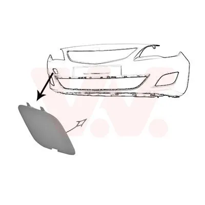 Tampon Çeki Demir Kapağı Ön Opel Astra J HB (12.2009->)  BITAPART BOP309055