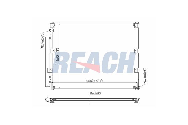 Klima Radyatörü  Toyota Land Cruiser (J10)(1998->)  BOSCH 1 986 AD2 283