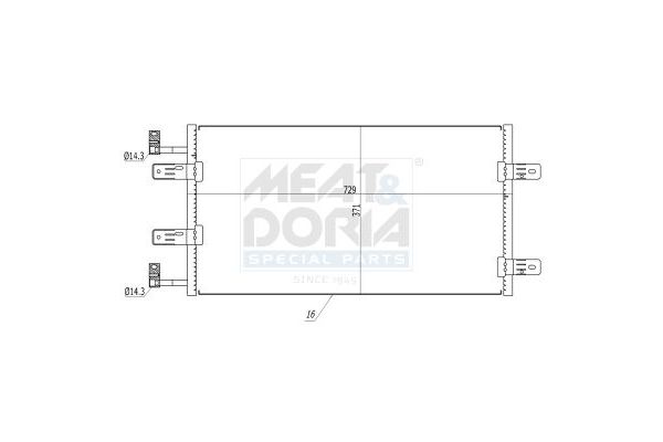 Klima Radyatörü  Opel Vivaro (2001->)  MGA 82564