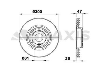 Fren Disk Ayna Ön Sağ ve Sol BRAXIS AD0157  8200007122