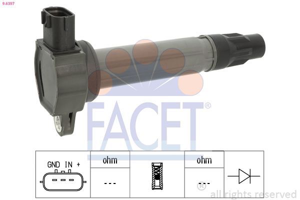 Ateşleme Bobini  Mitsubishi Outlander (CW0)(2007->)  FACET 9.6397