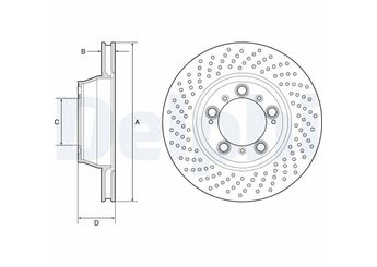 Fren Disk Ayna Arka Sağ ve Sol DELPHI BG9225C  99635203101 99635240501 99635203102 99635240502 99635240503