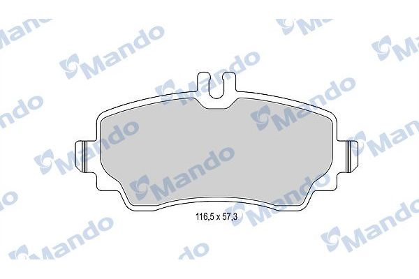 Fren Disk Balata Ön Mercedes Vaneo Compact Van (BM 414)(10.2001->)  MANDO MBF015991