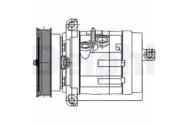Klima Kompresörü  DELPHI TSP0155984