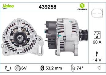 Alternatör  VALEO 439258  28903029M 028903029M 28903029MX 028903029MX