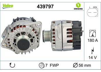 Alternatör  VALEO 439797  5801378902
