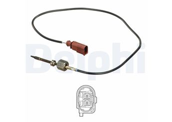 Egzoz Sıcaklık Sensörü  DELPHI TS30252  70906088A 070906088A